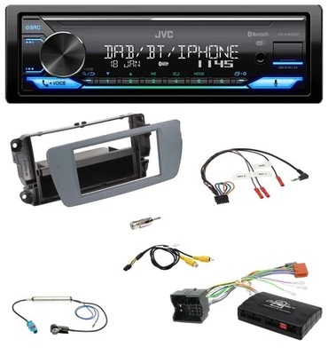 JVC Bluetooth DAB USB Lenkrad Autoradio für Seat Ibiza 2008-2015 conemaragrau - Bild 1 von 4