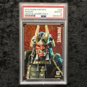 Panini Fortnite Series 1 PSA 10 Shogun #288 Crystal Shard Italy Epic Cards - Picture 1 of 2