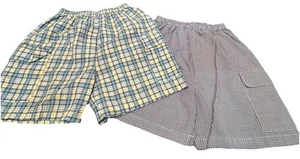 Boys Remember Nguyen Gingham Shorts (2 Pair), Size 6 - Picture 1 of 4