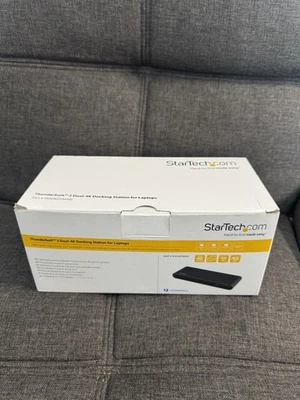 (NEW IN BOX) StarTech Thunderbolt 3 Dual 4K Docking Station - Image 1 of 4