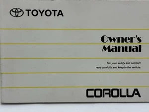 Toyota Corolla series Owners Manual Service 1998 - Picture 1 of 5