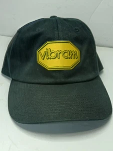Vintage Vibram Logo Mütze schwarz gelb Patch verstellbar Cap - Bild 1 von 8