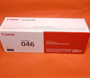 Canon 046 Yellow Toner Printer Ink Cartridge For LBP650C Series MF730C Series - Picture 1 of 6