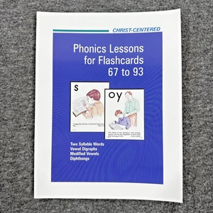 Christ Centered Phonics Lessons for Flashcards 67-93 Revised Ed Doreen Claggett - Picture 1 of 10