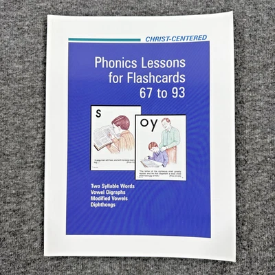 Christ Centered Phonics Lessons for Flashcards 67-93 Revised Ed Doreen Claggett - Image 1 of 4