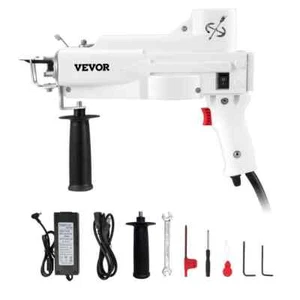 Electric Carpet Tufting Machine Weaving Flocking Kit Speed Adjustable - Picture 1 of 8