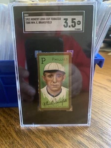 1911 Honest Long Cut Tobacco T205 William E. Bransfield SGC 3.5 - Picture 1 of 2