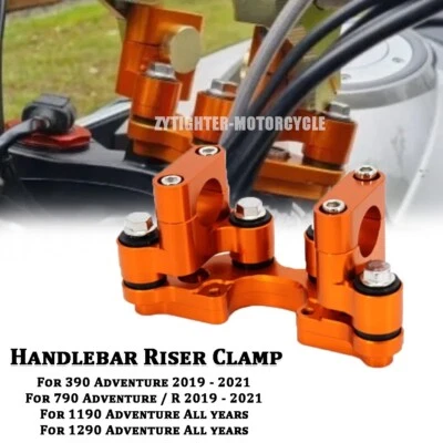 Soporte de abrazadera de manillar elevador para KTM 390 790 Adventure/R 2019-2021 Foto 1 de 4