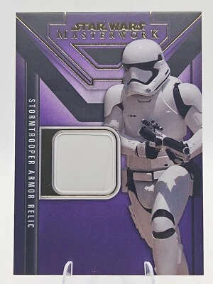 2024 TOPPS STAR WARS MASTERWORK DANTE BRIGGINS STORMTROOPER ARMOR RELIC #ED /50 - Image 1 of 2