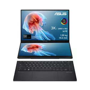 ASUS Zenbook DUO 14" DualScreen (2025) Intel Ultra 9-285H, 32GB/2TB SSD By FedEx - Picture 1 of 7