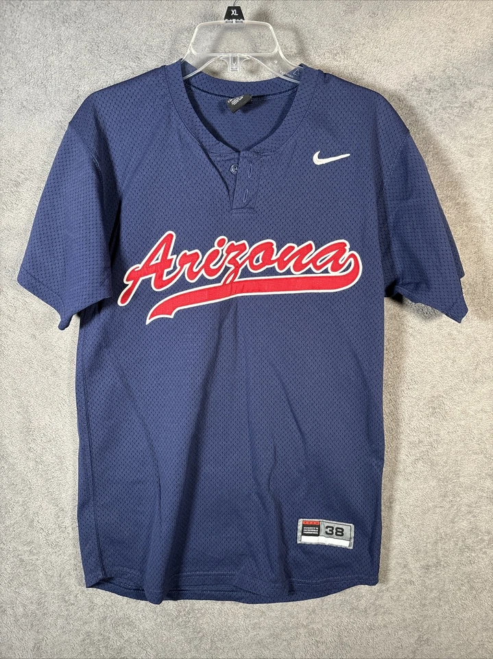 VINTAGE Arizona Wildcats Baseball Jersey Nike Size 38 Adult S/M Player Issue 90s - Image 1 of 4