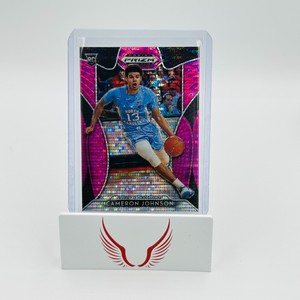 2019 Panini Prizm Draft Picks Cameron Johnson #76 Pink Pulsar UNC