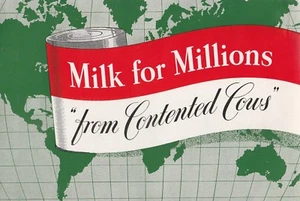 CARNATION MILK BROCHURE "FROM CONTENTED COWS"-1950'S? - Imagen 1 de 3
