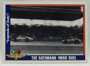 INDY 500 JIM RATHMANN RODGER WARD LEGENDS OF INDY TRADING CARD #85