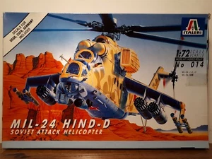 Mil 24 Hind D Soviet Attack Helicopter URSS 014 ITALERI 1:72 NUOVO SIGILLATO - Foto 1 di 1