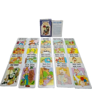 Vintage Giant Old Maid Card Game Western Publishing Co Golden 1975 1988 COMPLETE - Picture 1 of 8