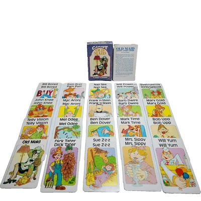 Vintage Giant Old Maid Card Game Western Publishing Co Golden 1975 1988 COMPLETE - Image 1 of 4