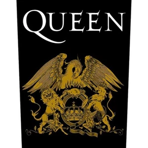 QUEEN Back Patch : CREST : crown logo Freddie Mercury Official Licenced Merch - Bild 1 von 1