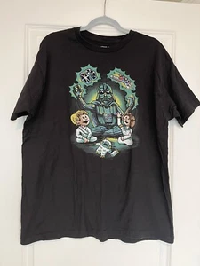 Star Wars Luke Skywalker Darth Vader Princess Leia Black T Shirt Sz XL - Picture 1 of 3