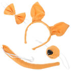  1 Set Animal Ear Headband Cute Headband Cosplay Costume Kit Cosplay Animal Fake