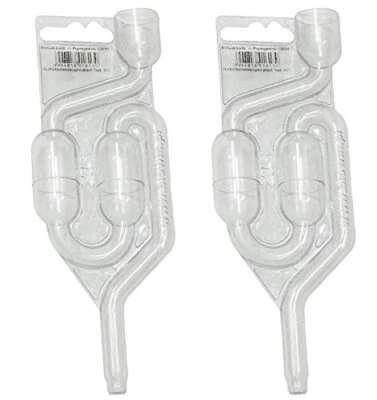 ALCOFERMBREW Esclusa de aire burbujeador de plástico - Paquete de 2, tapón de fermentación, esclusa de aire para Demijohn