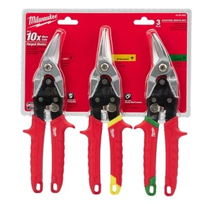 Milwaukee 48-22-4533 3 PC Aviation Snip Set - Picture 1 of 1