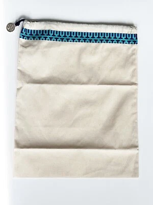 Bolso antipolvo Tory Burch 12"x15" Zapatos con cordón Cartera pequeña Logo Dije Foto 1 de 2