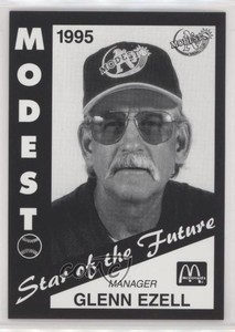 1995 Team Issue Modesto A's Glenn Ezell