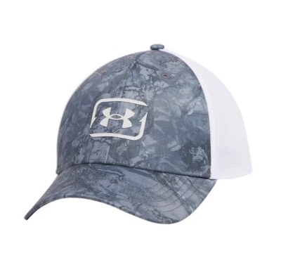 Gorra Under Armour UA Para hombres FISH HUNTER Gancho Malla Espalda Gris Camuflaje Ajuste Elástico Foto 1 de 3