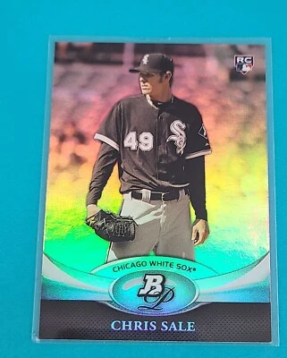 2011 Bowman Platinum RC #35 Chris Sale Chicago White Sox BASEBALL Card L9 - Image 1 of 2