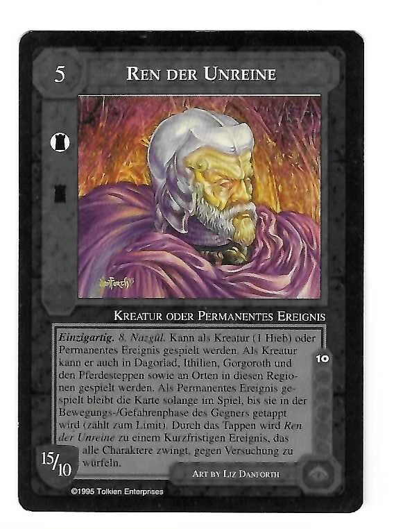 CCG 393 Mittelerde/Middle Earth ICE Ren der Unreine - Ren the Unclean - Bild 1 von 1