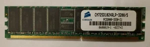 Corsair CM72SD1024RLP-3200/5 PC-3200R-3330-Z1 Memory RAM - Picture 1 of 6