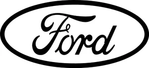 Ford Oval Decal, Sticker Script Oval, Many Colors, RACING , Truck, Car, SUV - Bild 1 von 2