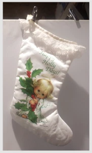 Happy holiday days! angel. ~ Christmas Stocking - Picture 1 of 6