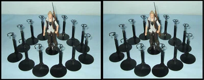 24 #1175 Figura de Acción SOPORTES DE EXHIBICIÓN aptos para 5.5 Walking Dead 6" STAR WARS NEGRO Foto 1 de 2