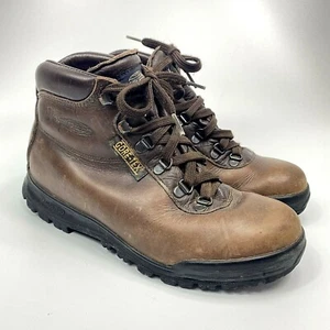 Vasque Sundowner Brown Leather Goretex Hiking Boots Italy Women's 7 7995 - Picture 1 of 8