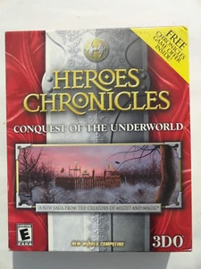 Heroes Chronicles Conquest of the Underworld PC CD CAJA GRANDE NUEVO PRECINTADO - Imagen 1 de 7