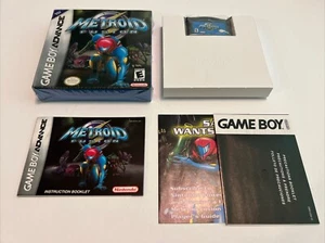 Metroid Fusion GBA (Nintendo Game Boy Advance) CIB w/plastic - Picture 1 of 13