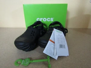 Crocs Unisex Child Echo Clog Black Shoes Toddler Size C7 208191-001 - Picture 1 of 9