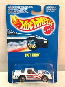 Hot Wheels HOT BIRD - 1990 BLUE CARD International No # (US #37) 9518 - White - Picture 1 of 5