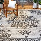 Nicole Miller New York Patio Country Azalea Transitional Medallion Indoor/Out...