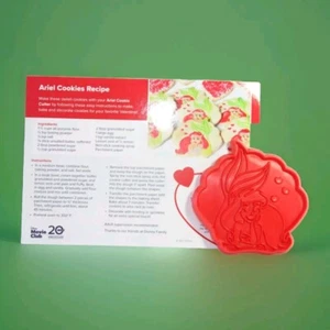 Disney Ariel The Little Mermaid Cookies Valentines Ornament Craft Cookie Cutter - Picture 1 of 5