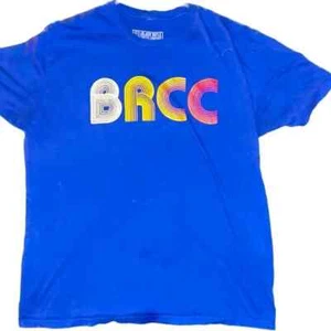 Black Rifle Coffee Company BRCC Retro Neon Logo T-Shirt Royal Blue Men's Small - Picture 1 of 4