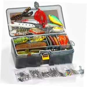 Bass Fishing Lures Kit for Freshwater with Animated Swimbait,Topwater - Picture 1 of 7