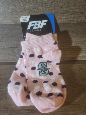 MLB Seattle Mariners Baseball Socks Size Youth 1-5 PINK NEW Cover