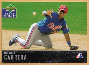 ORLANDO CABRERA MONTREAL EXPOS #199 - UPPER DECK FIRST PITCH 2004 - Picture 1 of 2