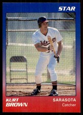 1989 Sarasota White Sox Star Kurt Brown #1