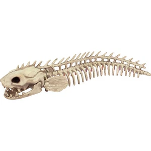 Seasons USA Eel Skeleton Prop Halloween Decoration - - Off-White - Picture 1 of 4