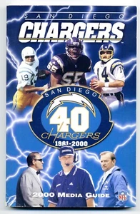 2000 San Diego Chargers Media Guide NFL Football  M682 - Picture 1 of 2