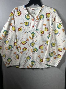 Vintage 1997 Tweety Vogel All Over Print Schlafshirt Medium Westing Mywittle Eyes - Bild 1 von 17